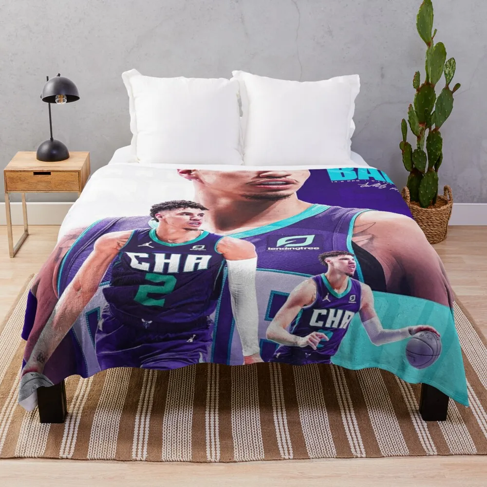 

LaMelo Ball Throw Blanket queen size Blanket fleece