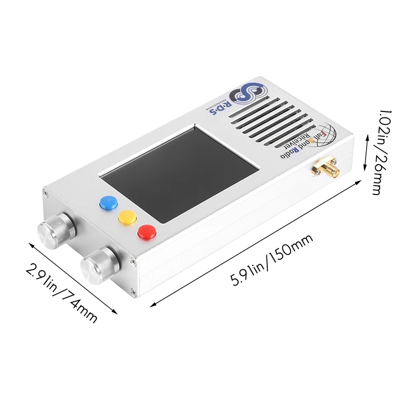 Полнодиапазонный FM/MW/коротковолновый HF/LW Многофункциональный радиоприемник