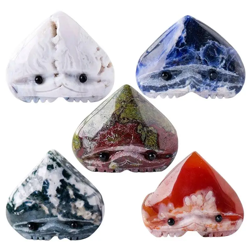 

Cute Natural Crystal Polished Gemstones Meditation Heart Stones For Living Room Tabletop Window Ornament Home Decor Crystal Gift