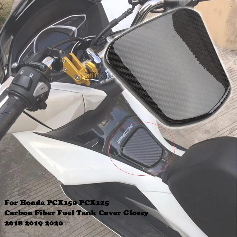 

Чехол для топливного бака из углеродного волокна для мотоцикла Honda PCX150 PCX125 2018 2019 2020