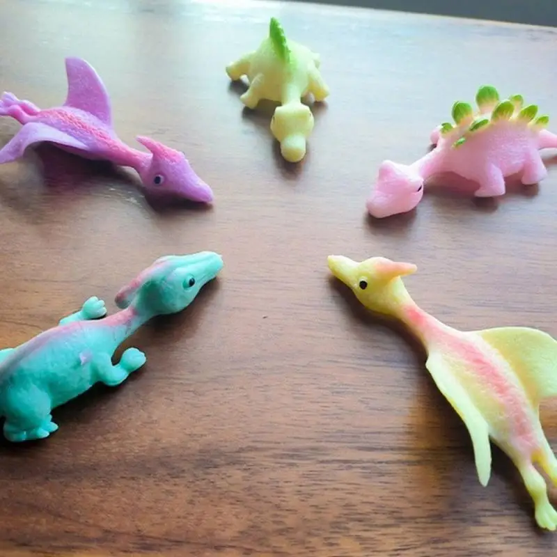 

Soft Rubber Finger Toys Durable Ejection Dinosaur Toy New Strange Toys Pinch Le Fun Puzzle Stress Relief Toys Dinosaurs