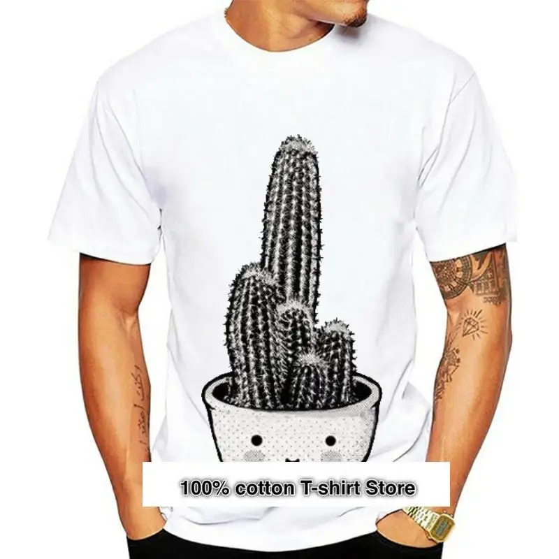 

Camiseta de Cactus Kawaii para mujer, camisa de Cactus vegana, unisex