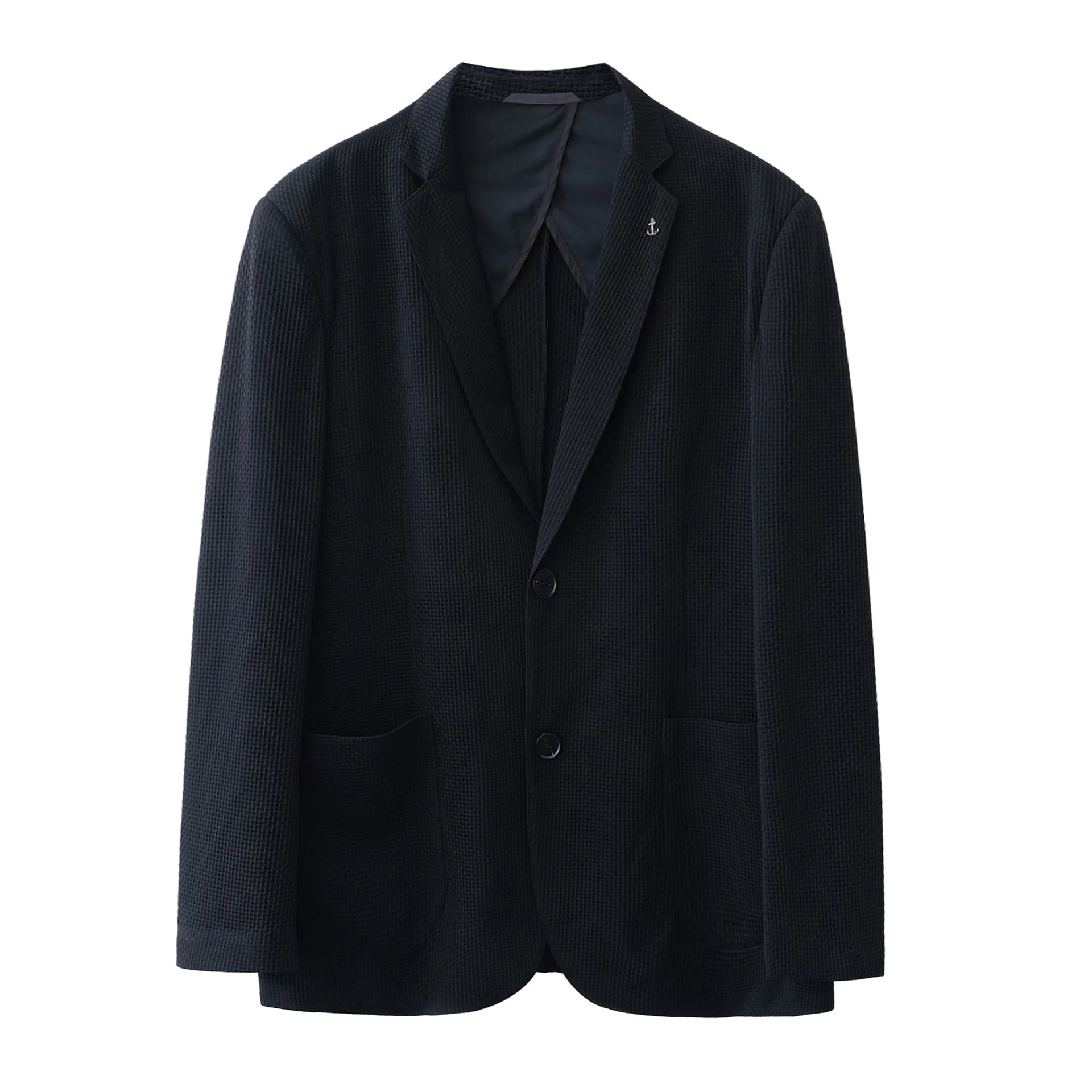 5979-2023 Autumn and winter new product men's suit business casual simplicity grid single west jacket men's top coat