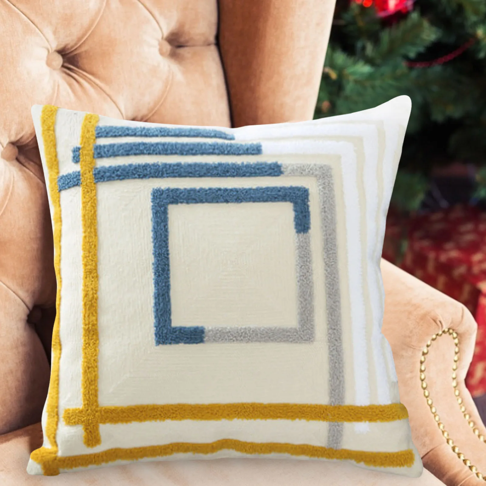 

Throw Pillow Cover Geometric Patterns Pillowcase for Decor