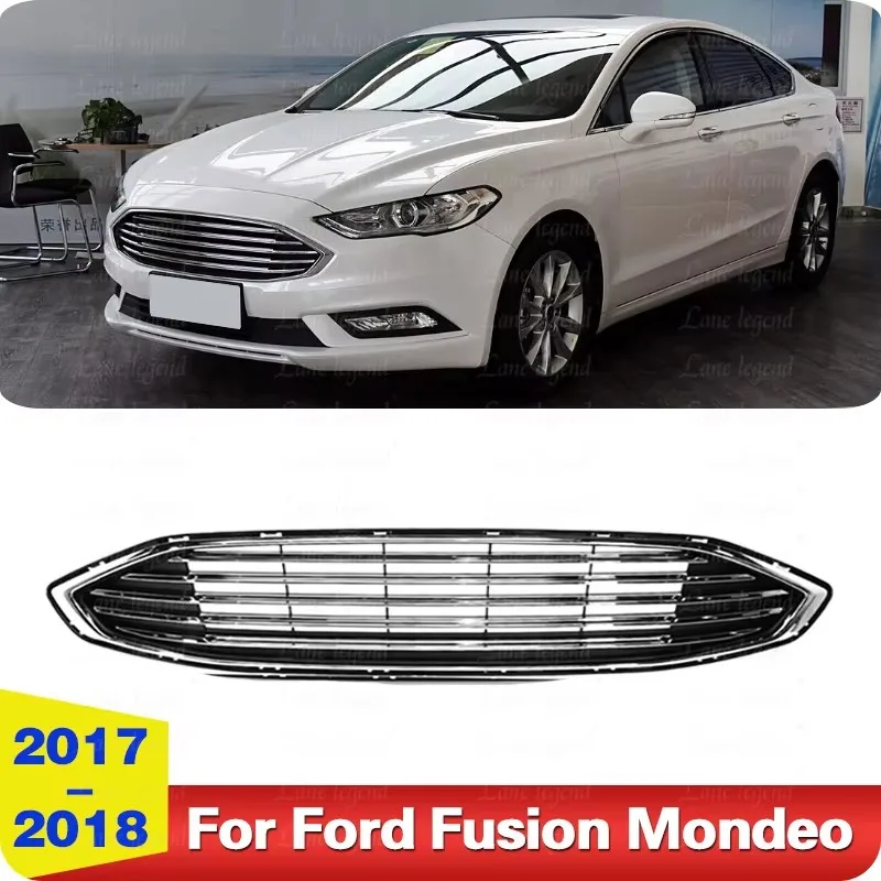 

Передний бампер, центральная верхняя решетка, решетка для Ford Fusion Mondeo 2017-2018, автомобильные аксессуары, обновление