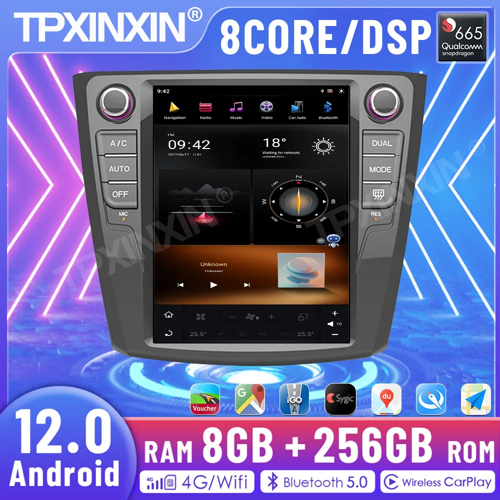 

2 Din For Renault Kadjar 2016-2018 Android 12 8GB+256GB Car Multimedia Audio Radio Player GPS Navigation Head Unit DSP Carplay
