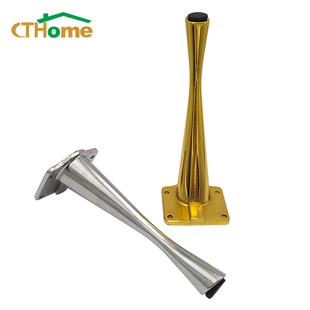 4pcs furniture legs metal gold light luxury sofa coffee table foot bathroom cabinet feet home support legs accessories free global shipping