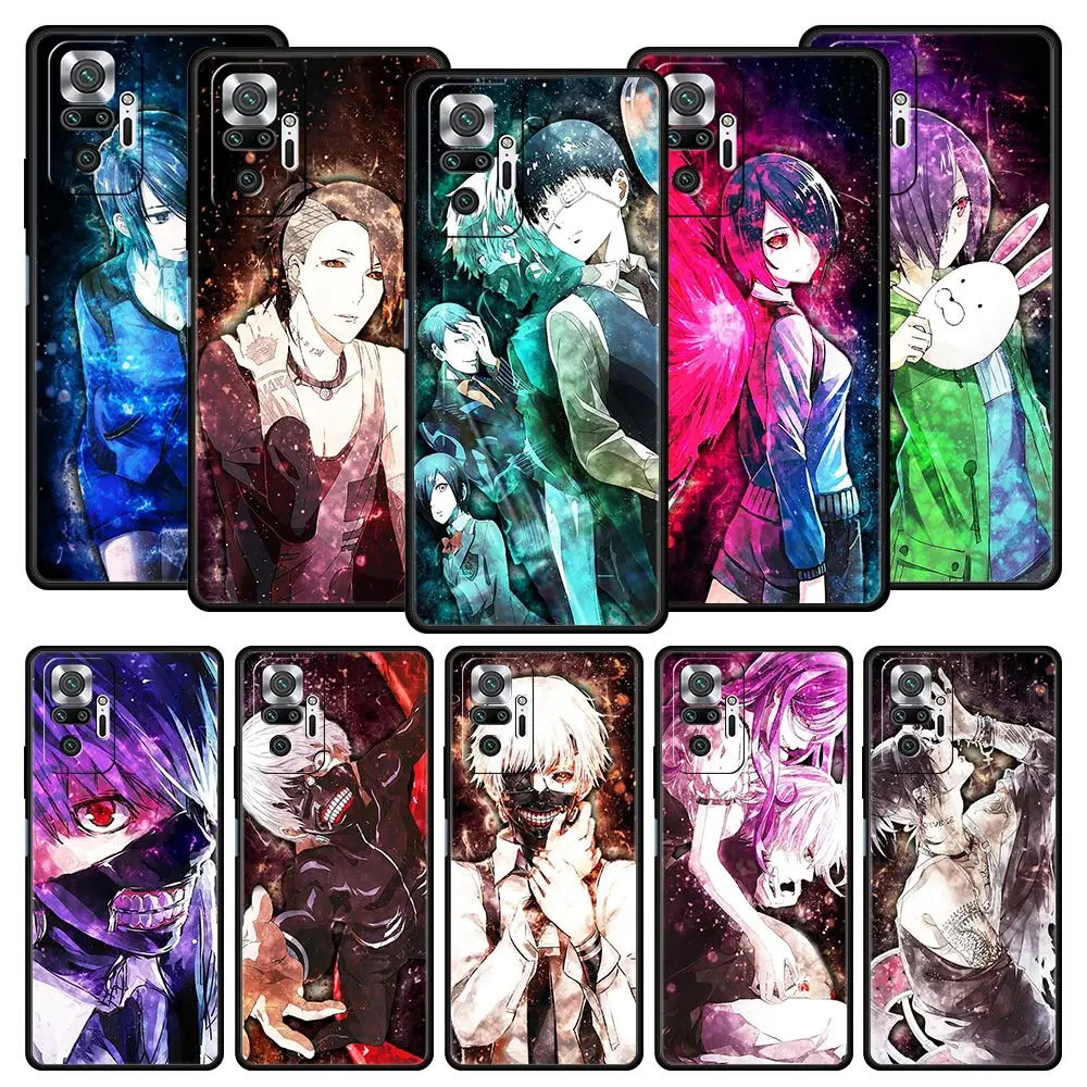 

Tokyo Ghoul Anime Kaneki Ken For Xiaomi Redmi Note 10 11 9 8 Pro Phone Case 9S 7 8T 9T 9A 8A 9C K50 K40 Gaming 11T 5G Soft Cover
