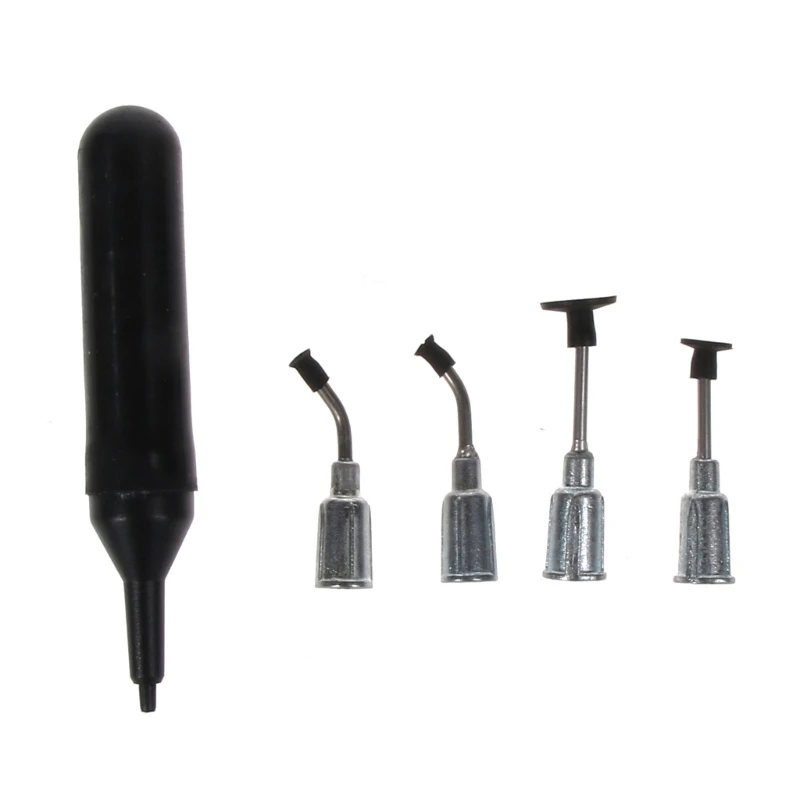 

Rubber IC Pick up Vacuum Sucking Pen with 4 Suction Headers for Resistor Chip