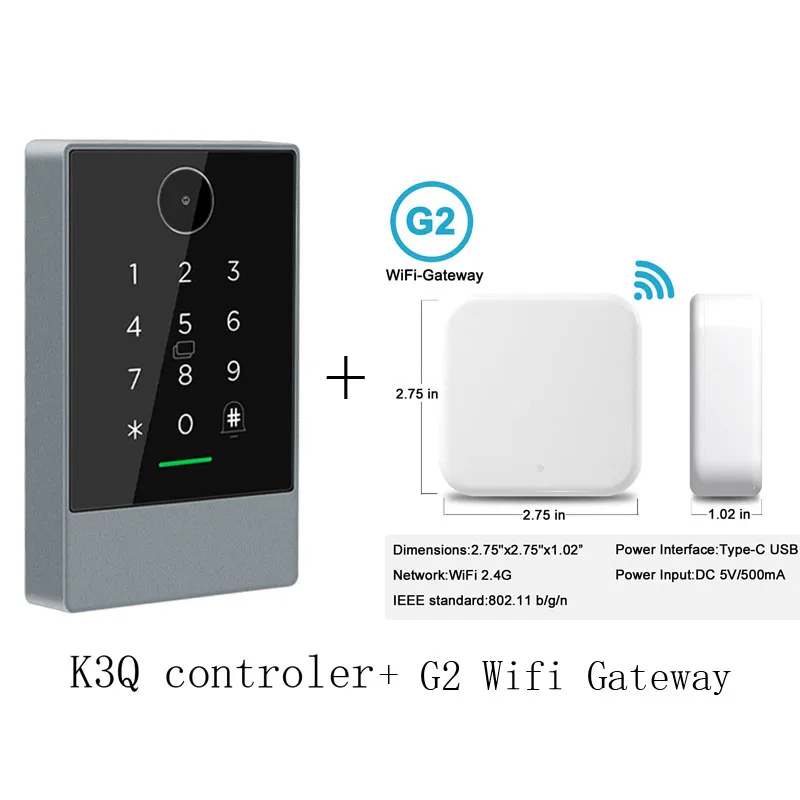 

TTLOCK TTHotel App 13,56 МГц RFID Qr-код Клавиатура контроля доступа Мобильный/Qrcode/Пароль/карта/пульт дистанционного управления/Временная разблокировка кода