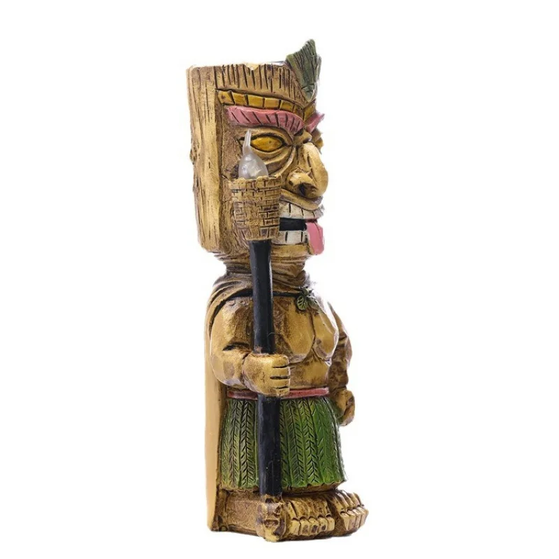 Орнамент из смолы Solar Tribe декоративная уличная лампа Maya Totem Savage totem【изготовление