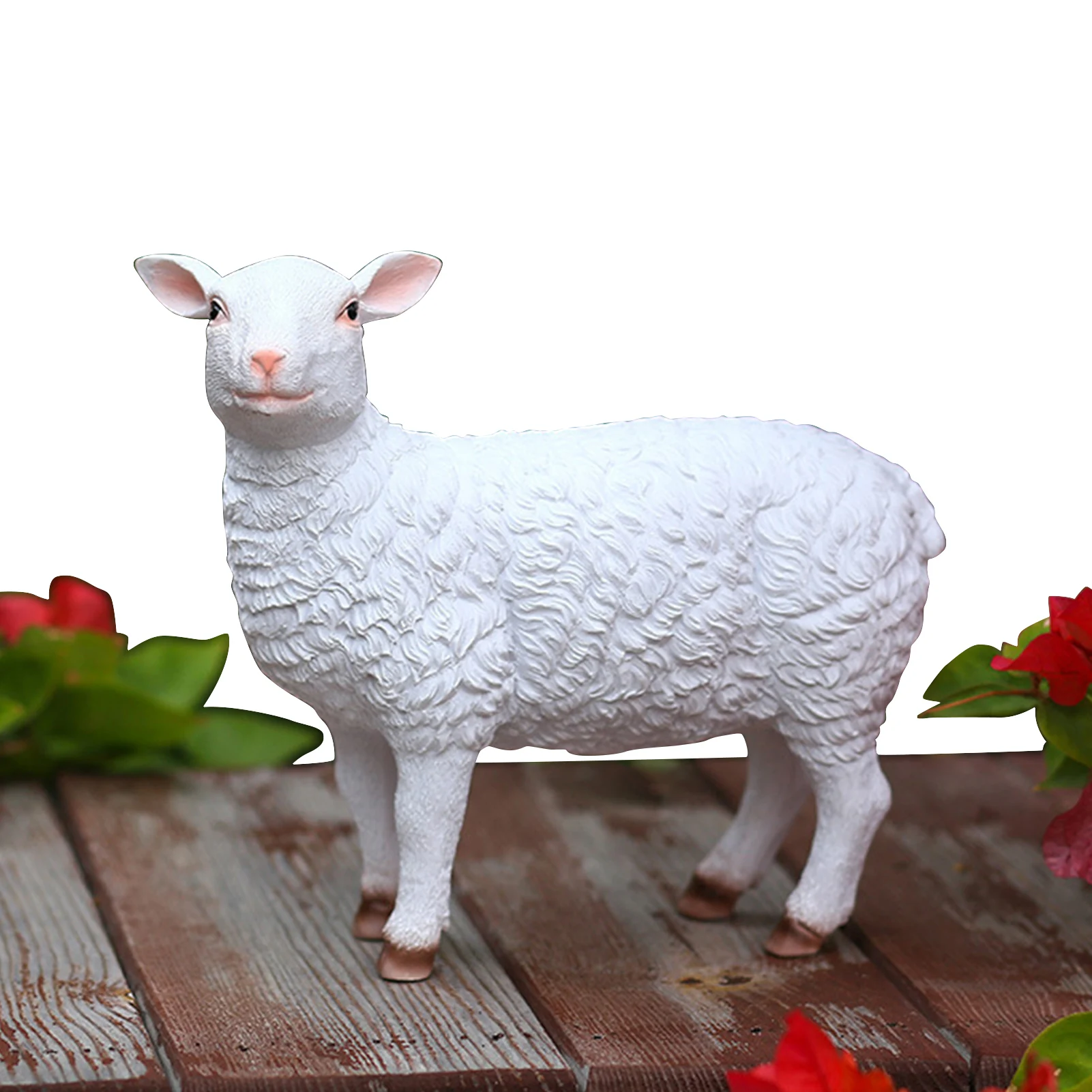 

Lamb Statues For Garden Animal Garden Statues Cute Animal Statues For Pond Lawn Yard Patio Ornament Housewarming Gift