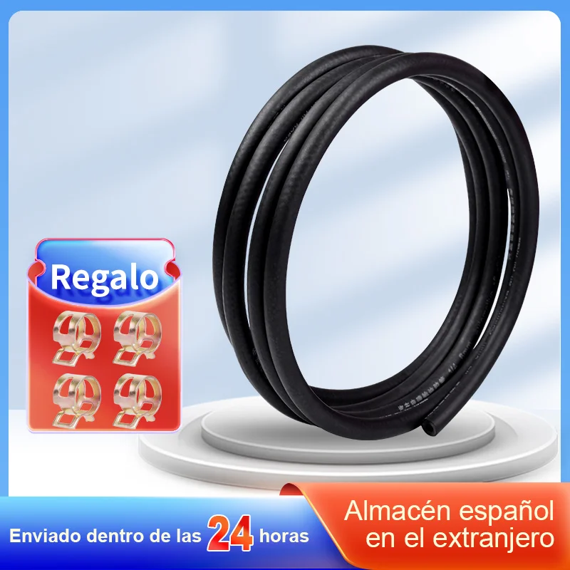 

6x12mm 6mm I/D 12mm O/D Fuel Injection Pipe High-pressure Petrol Oil Tube Fuel Tank Tube For Motorcycle Bike Accessory Free Gift