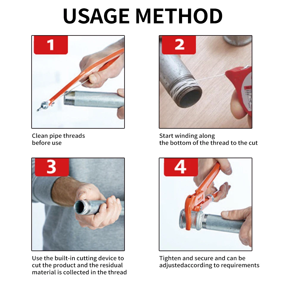 Уплотнительный шнур для труб hauae 55 с новой этикеткой лента из ПТФЭ уплотнительный