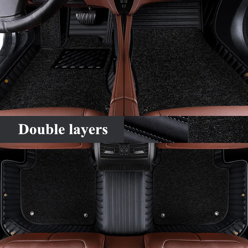 

Good quality rugs! Custom special car floor mats for KIA NIRO 2024-2018 durable waterproof double layers carpets for Niro 2022