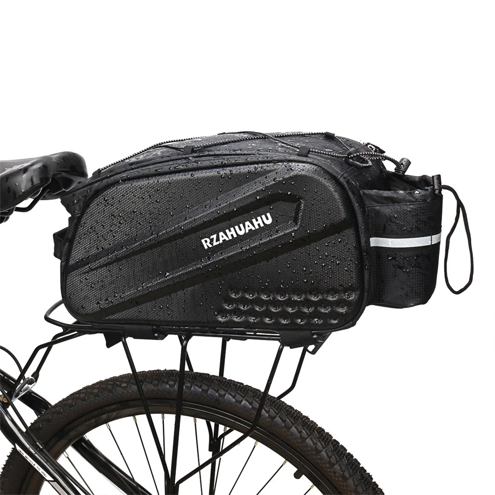 

RZAHUAHU Bicycle Trunk Bag Large Capacity Saddle Bag Cycling MTB Mountain Bike Rear Rack Luggage Carrier Tail Seat Pannier Pack