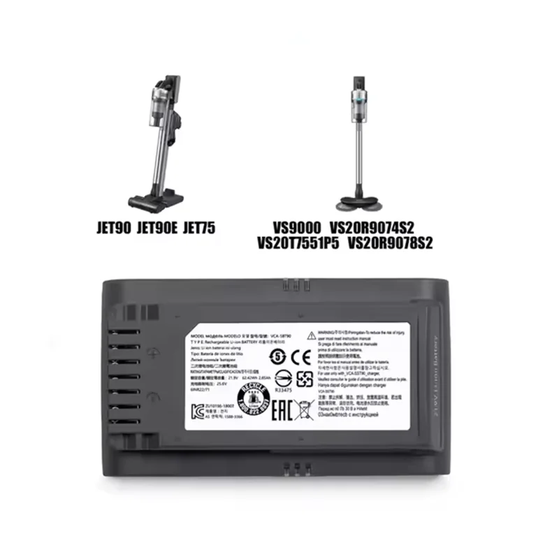 Аккумулятор Li-Ion для Samsung Jet 90 VS20R9046T3/AA