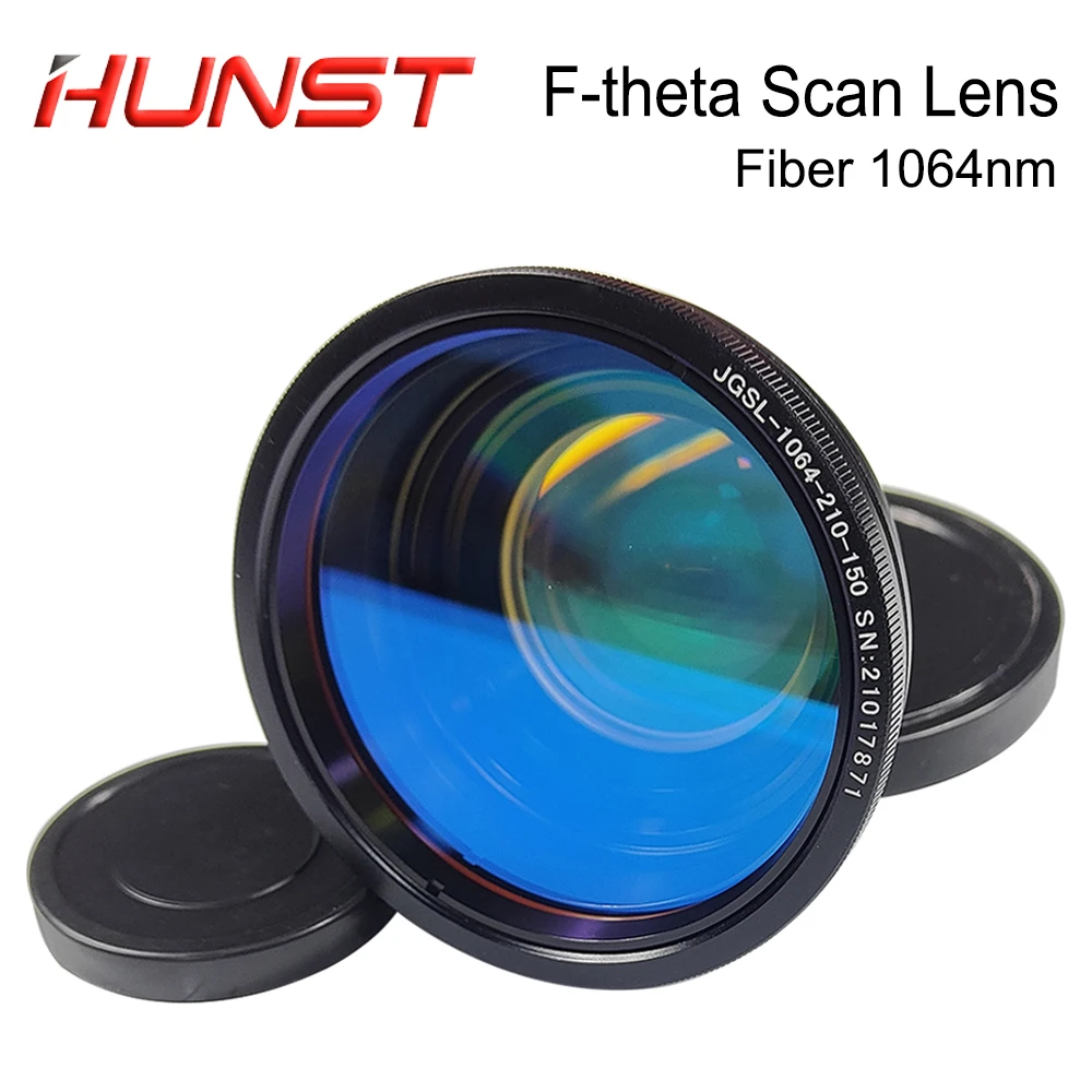 HUNST F-theta M85x1 Сканирующая Линза 1064 Нм Полевая 50-400 Мм Фотоэлемент Для Оптоволоконной