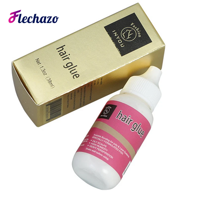 

Hair Replacement Adhesive 1.3Oz Invisible Bonding Glue Extra Strong Hold Hair Glue For Poly Lace Hairpiece Wig Toupee Systems