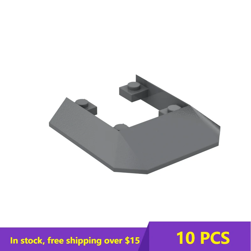 Конструктор MOC, сменные детали 2876, 6x6x1, 10 шт. Конструктор MOC, сменные детали 2876, 6x6x1, 10 шт.