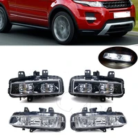 front bumper led black clear fog light headlight for land rover range rover evoque 2011 2012 2013 2016 lr026089 lr026090