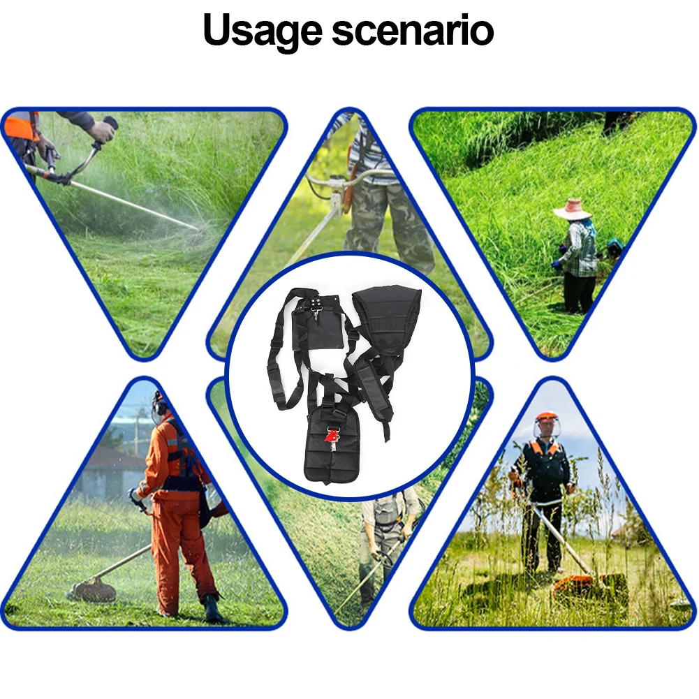 Двойной плечевой ремень, удобная пряжка в елочку, мягкий ремень ...