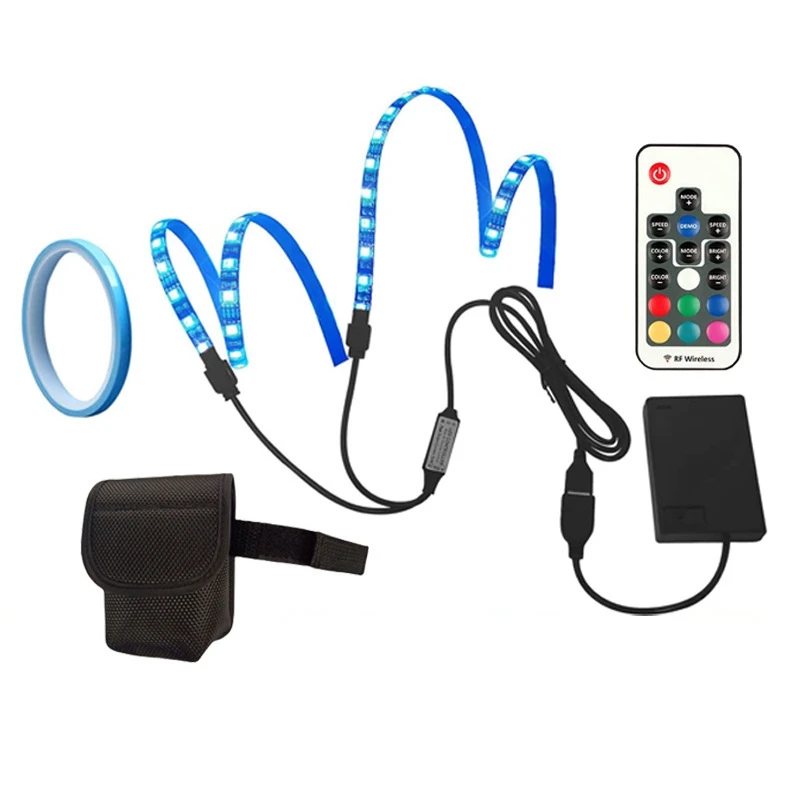 

For Xiaomi M365 Electric Scooter Spare Parts Scooter Light Bar Colorful LED Light Bar Chassis Decorative Light