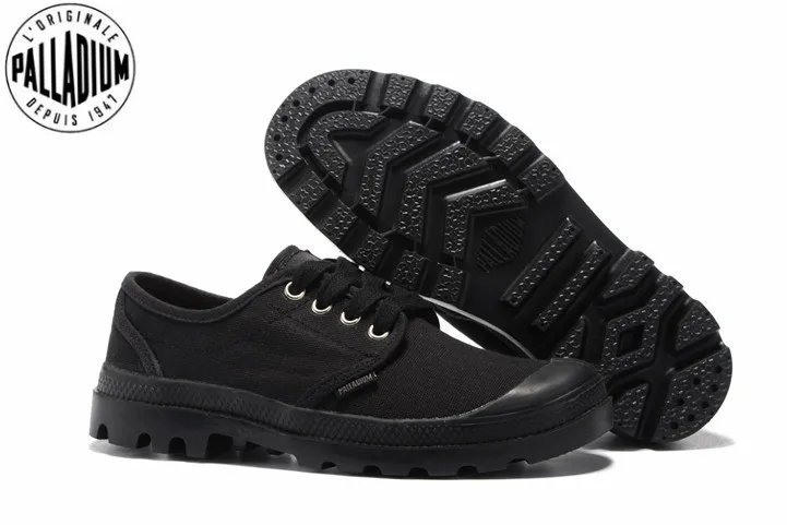 

PALLADIUM Pampa Oxford All Black Flats Super Light Sneakers Flat Men Shoes Men Zapatos de hombre Eur Size 39-45