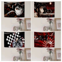 anime blood c printed large wall tapestry japanese wall tapestry anime japanese tapestry