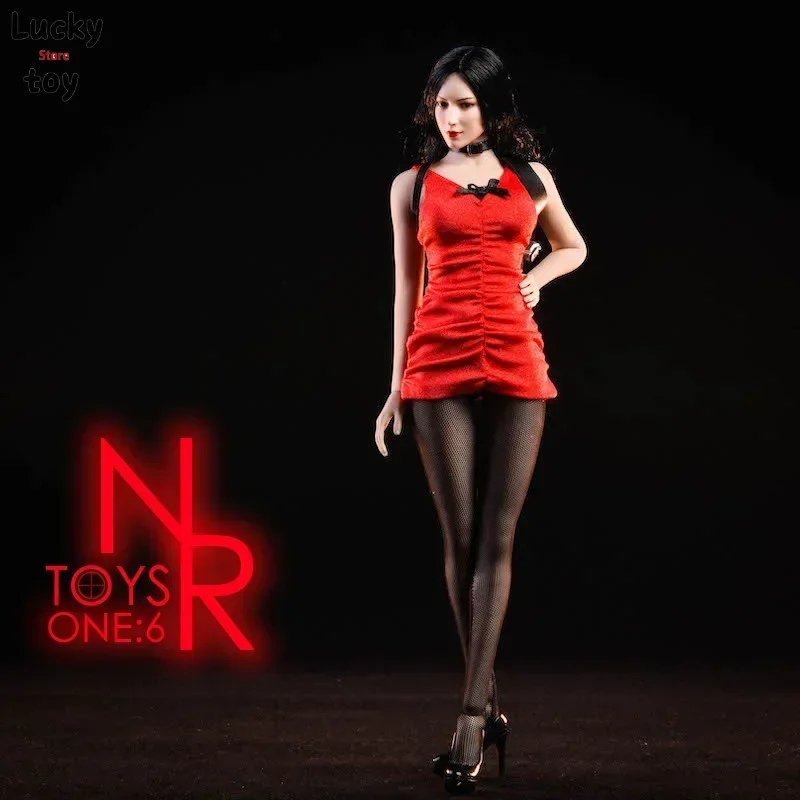 1/6 женские чулки с солдатиками на высоком каблуке платье в обтяжку для ягодиц Nr18 12