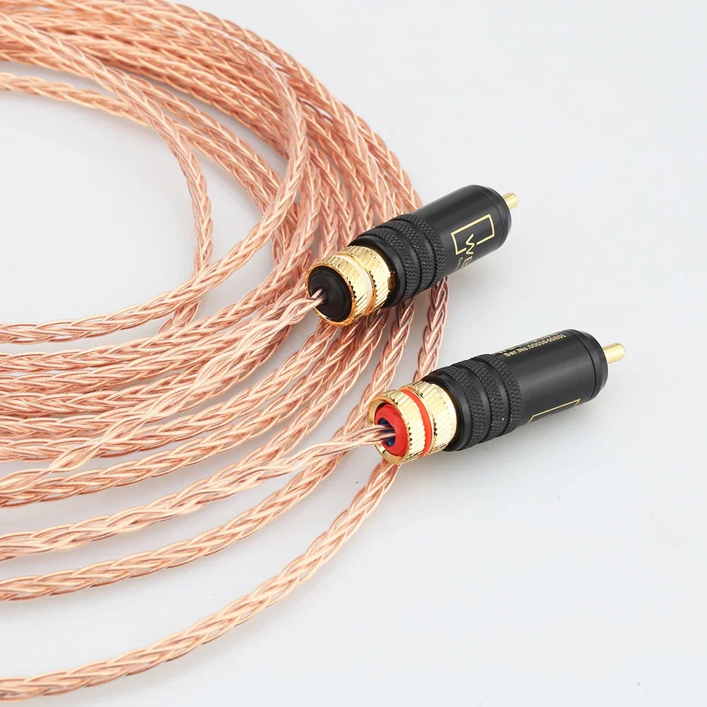 Высококачественный аудио-видео кабель Hi-Fi от 2 до 3 5 мм с аудиокабелем OFC из чистой