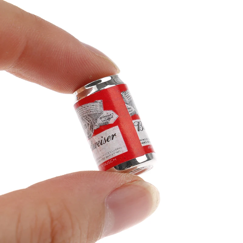 

5Pc 1/12 Dollhouse Mini Soda Beer Cans For 1/6 Doll Accessories Miniature Food