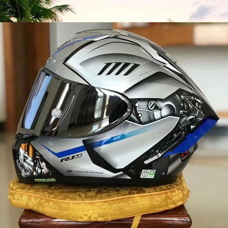 

Full Face Racing Motorcycle SHOEI X14 Helmet X-Fourteen R1 60th Aniversary Edition Motocross Casco De Motocicleta