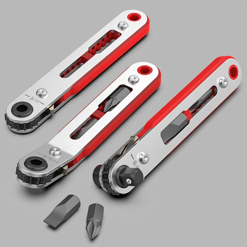 

Multi-function Right-angle Turning Head Ultra-short Ratchet Screwdriver Cross-word Set Screwdriver Screwdriver Set