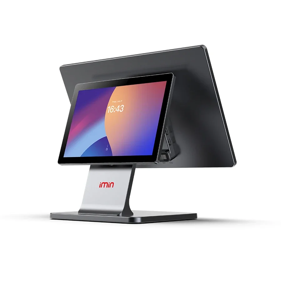 Imin Swan 1 POS одинарный и двойной экран 15 6-дюймовая система Android супермаркет ресторан