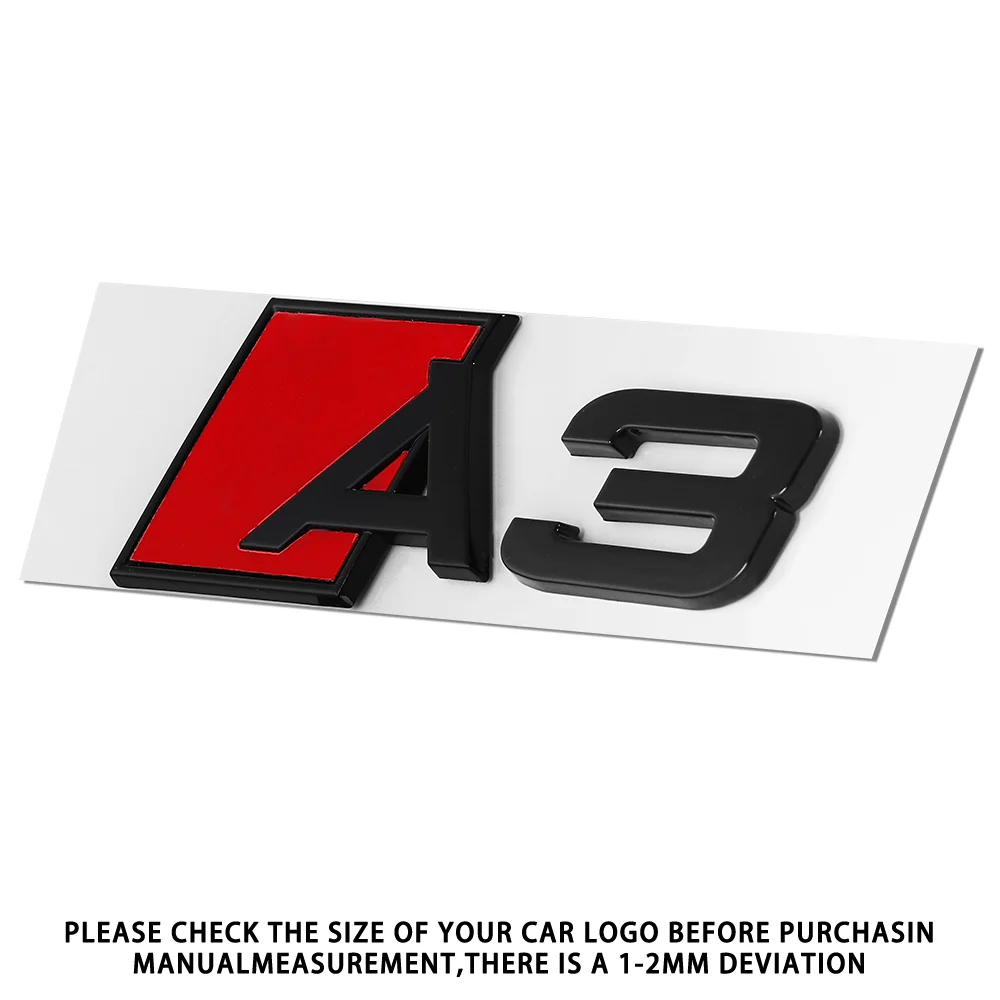 

Автомобильный кузов, задний багажник, эмблема, наклейка с буквами, авто, задний значок, наклейки для Audi A3 A4 A5 A6 A7 A8 Q3 A4L A6L A8L B8 B9 8V QUATTRO RS3