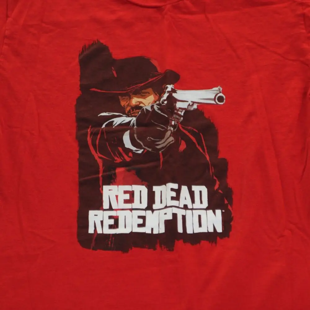 Футболка Rockstar Games Red Dead Redemption 2010 рекламная футболка для видеоигр товар M