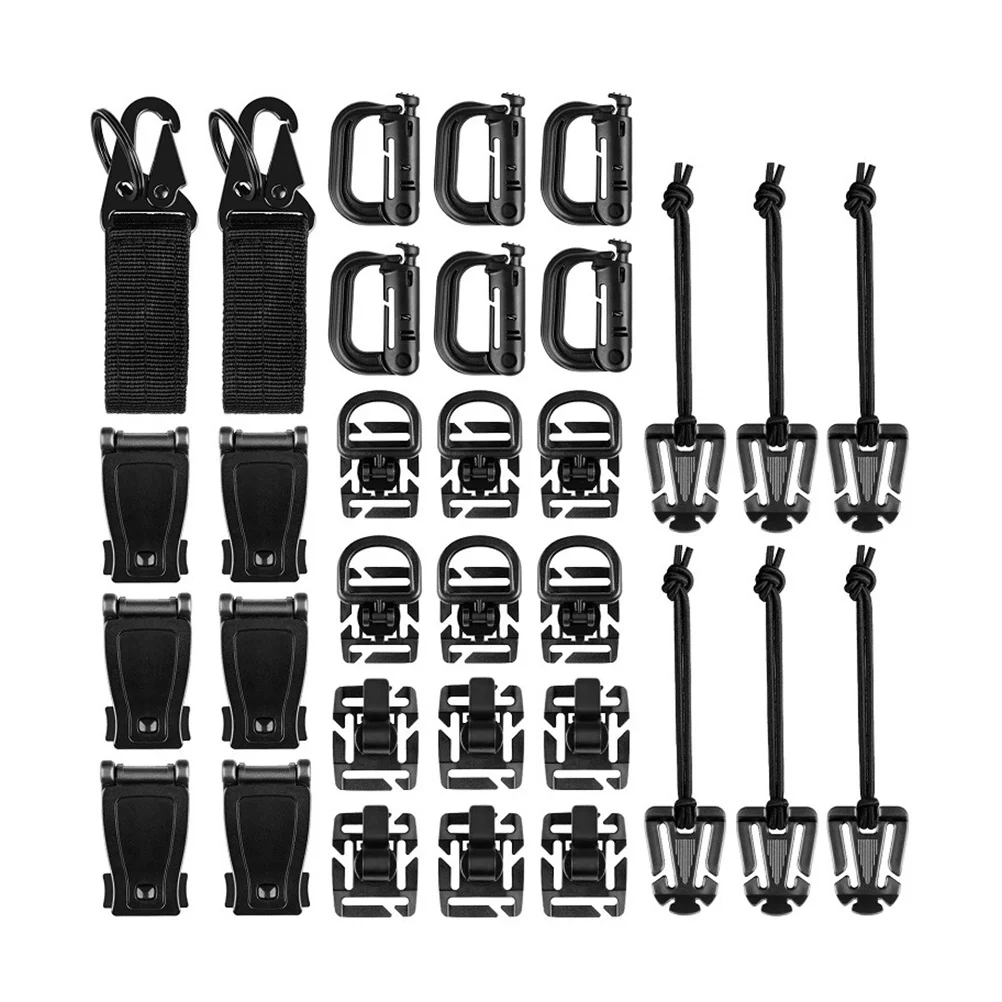 

32 шт., D-образный карабин-зажим