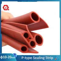 1meter red silicone p type sealing strip high temperature oven door sealing strip weatherstrip