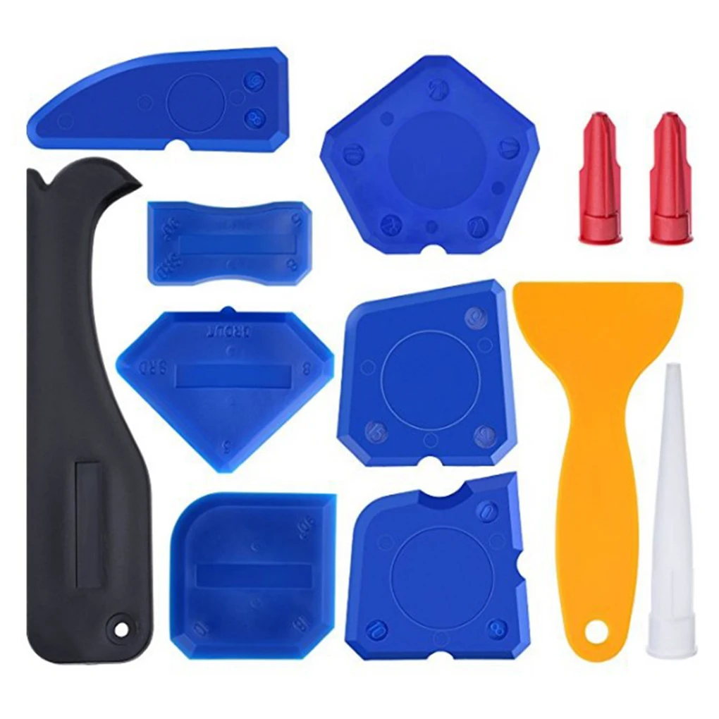 Caulking Tool Kit Tools Silicone Sealant Finishing Handmade Tool Grout Scraper Caulk Remover Set