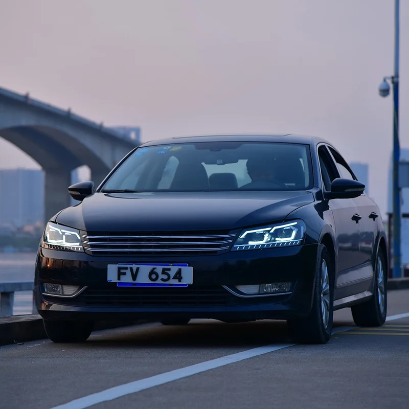 Передняя фара в сборе для Volkswagen Passat B7 USA 2011-2015 задняя звезда