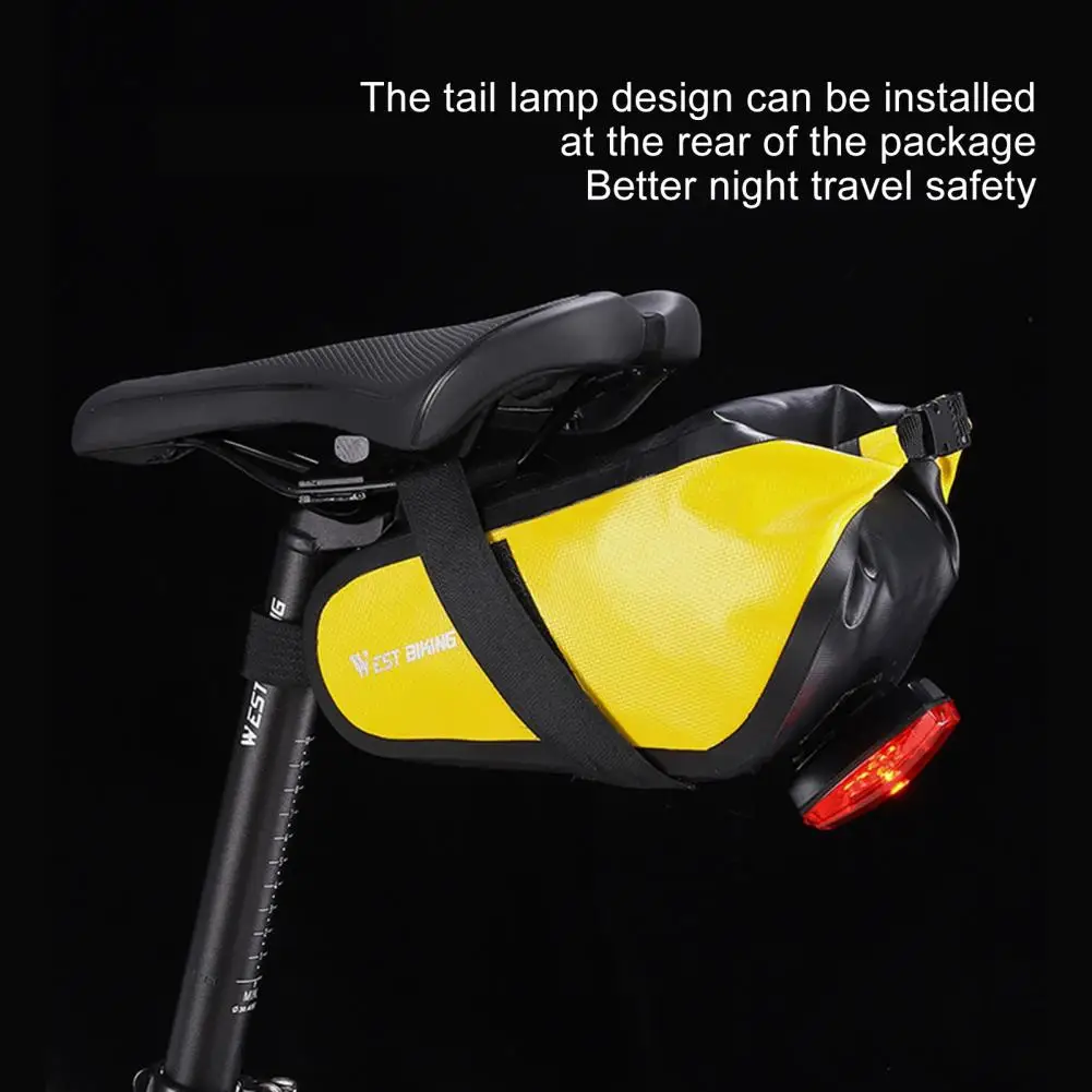 Сумка для велосипеда износостойкая легко устанавливаемая из ПВХ сумка горного