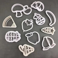 fruits cookie cutter biscuit press stamp embosser pasty birthday cake wedding diy party baking mould kitchen accesorios tools
