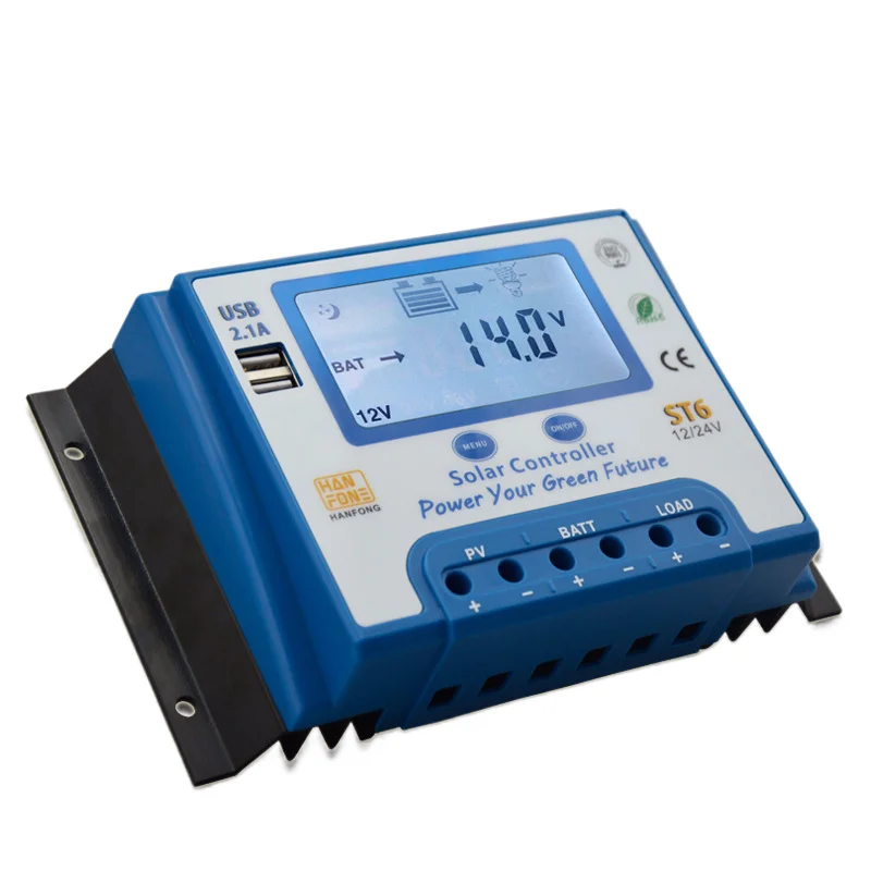 

Solar Power Generation System Off-grid Solar Controller 40a12v/24vautomatic Switchingpwm