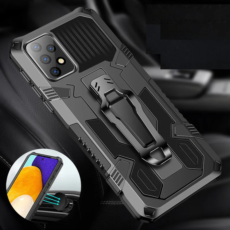 

For Samsung A53 5G Case Armor Belt Clip Cover For Samsung Galaxy A53 A73 A33 5G 2022 Shockproof Coque A 53 33 73 Phone Coque