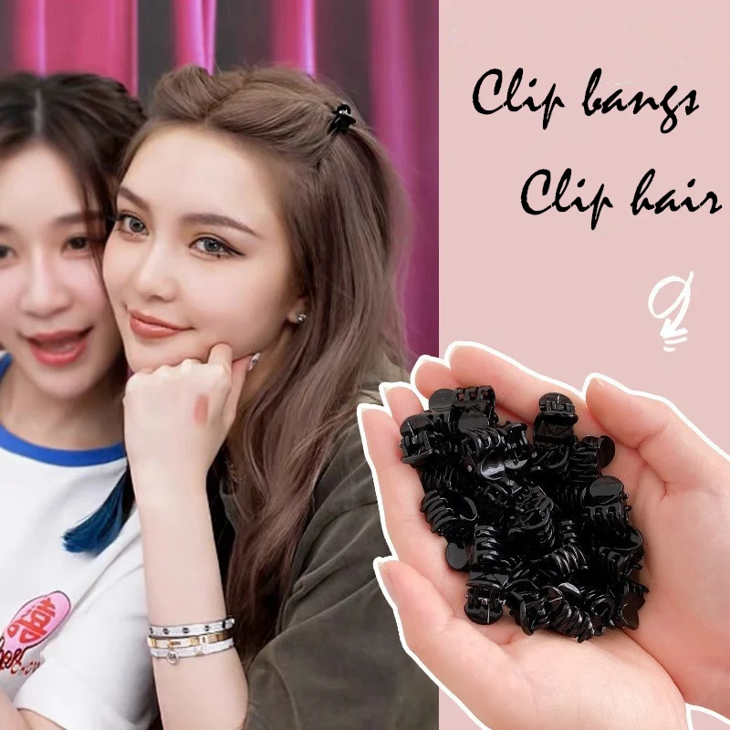 

Black Small Hair Claws Clip Hairpins Women Girls Plastic Hair Clips Pin Accessories Barrettes Stars Hairclip Headdress Hairgrips