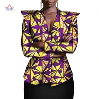 new dashiki african shirt for women bazin riche ankara print long sleeve shirts tops women african clothing causal party wy9862