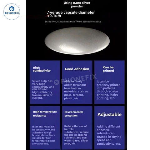 MECHANIC NANO20 Nano Conductive Silver Paste для IPhone Android Экраны телефона Схема Гибкий ремонт ITO Ремонт цепи мягкого экрана