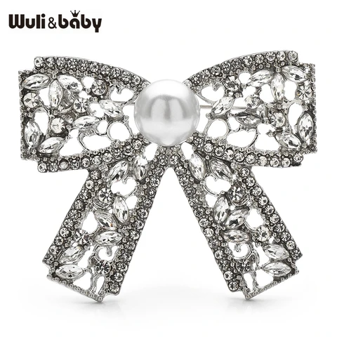 Wuli&baby винтажные броши с бантом