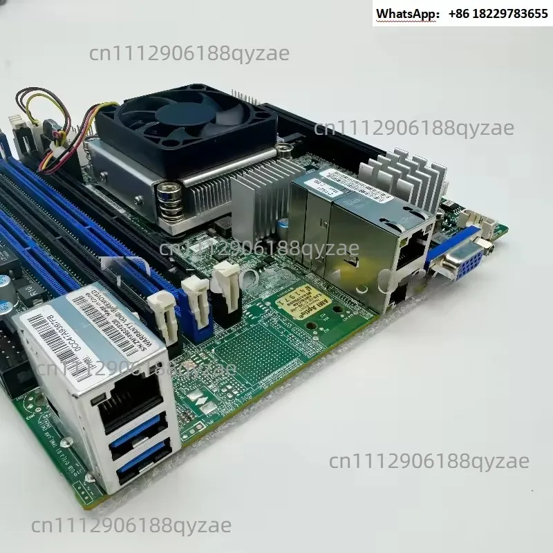 Фото Материнская плата для ITX-сервера с двумя портами 10GbE |   Процессор Xeon D-1521 X10SDV - 4C - TLN2F №2